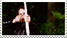THG Katniss + Bow Stamp by TwilightProwler