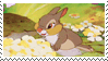Disney Thumper + Flowers Stamp