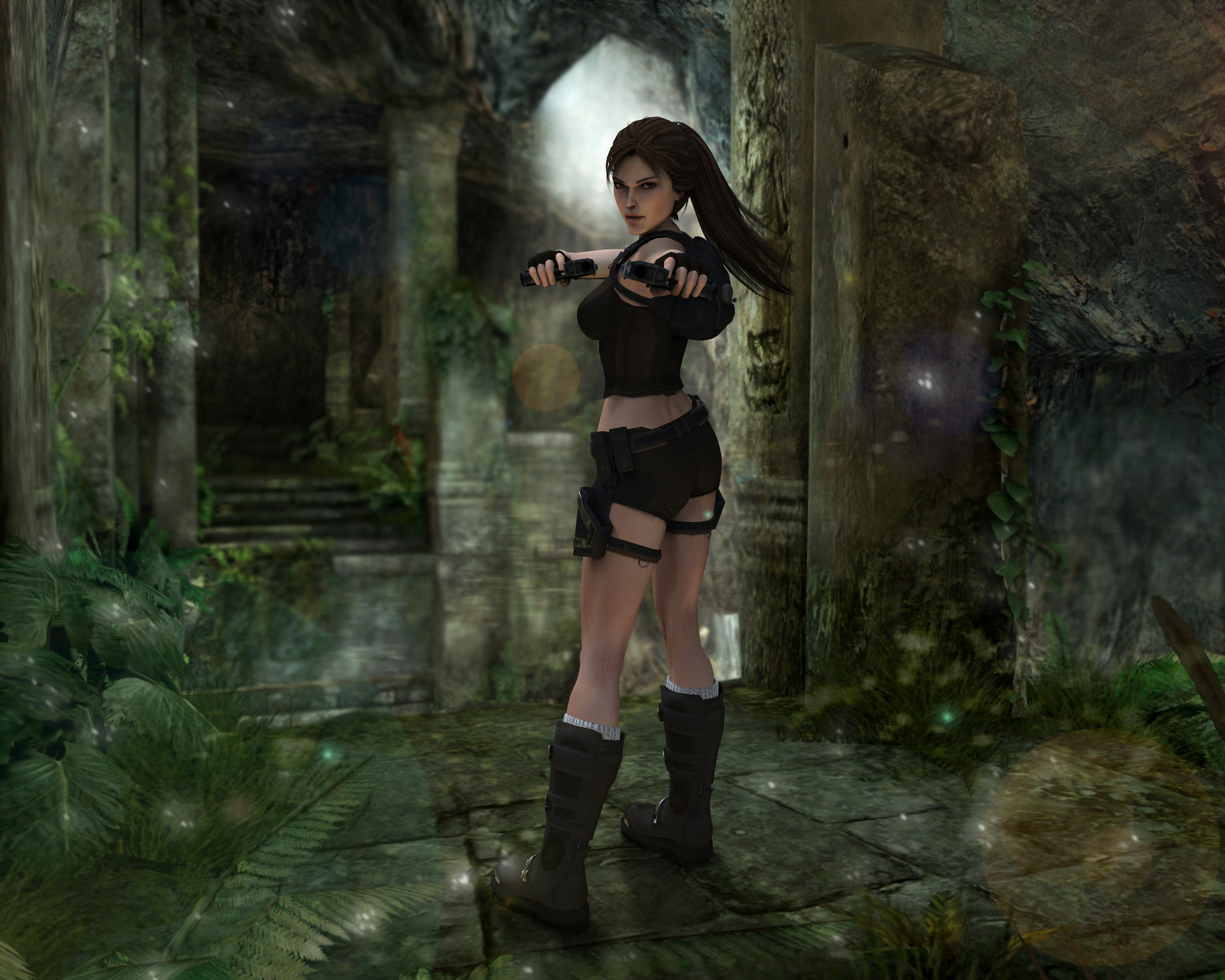 Realistic Lara Underworld