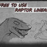 Free to Use Raptor Lineart!!