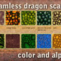 seamless dragon textures