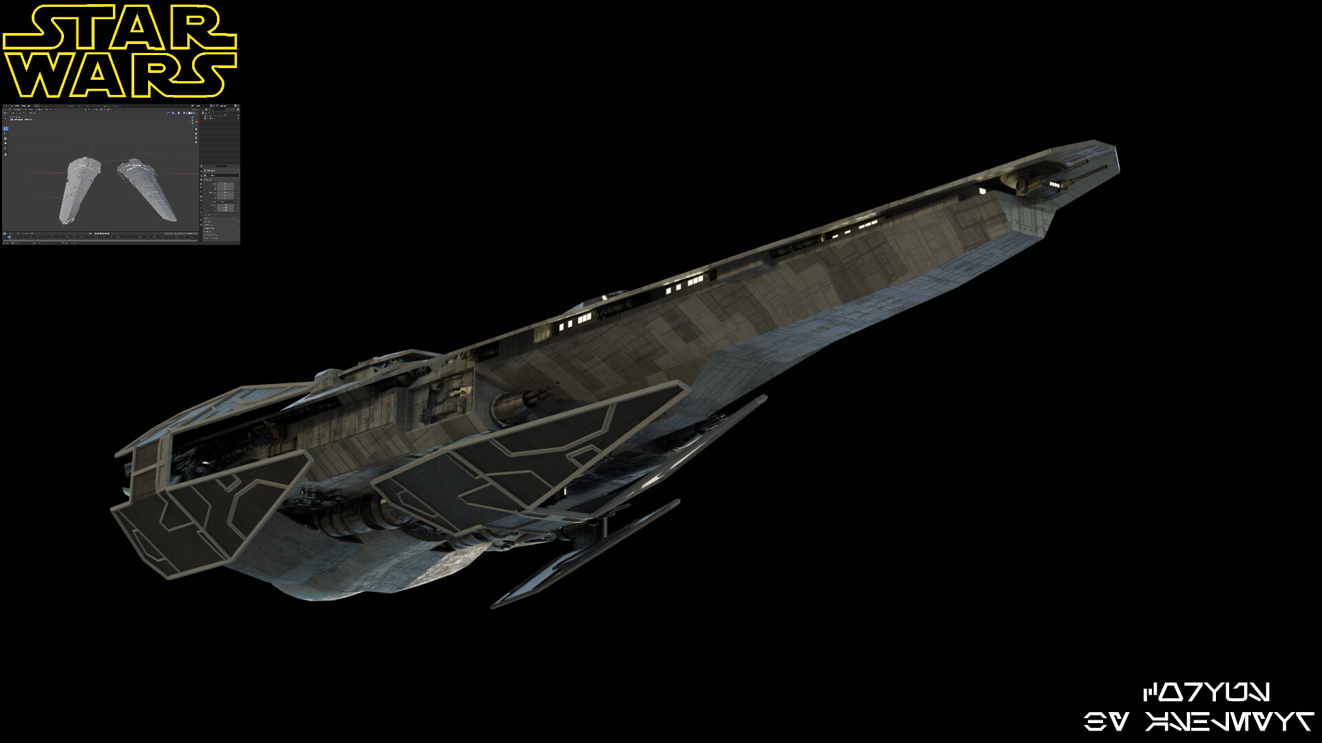 Star Wars Imperial Raiderclass Corvette DL by ashleyVR on DeviantArt