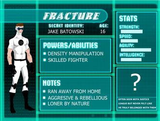 Young Justice Character Sheet Fracture