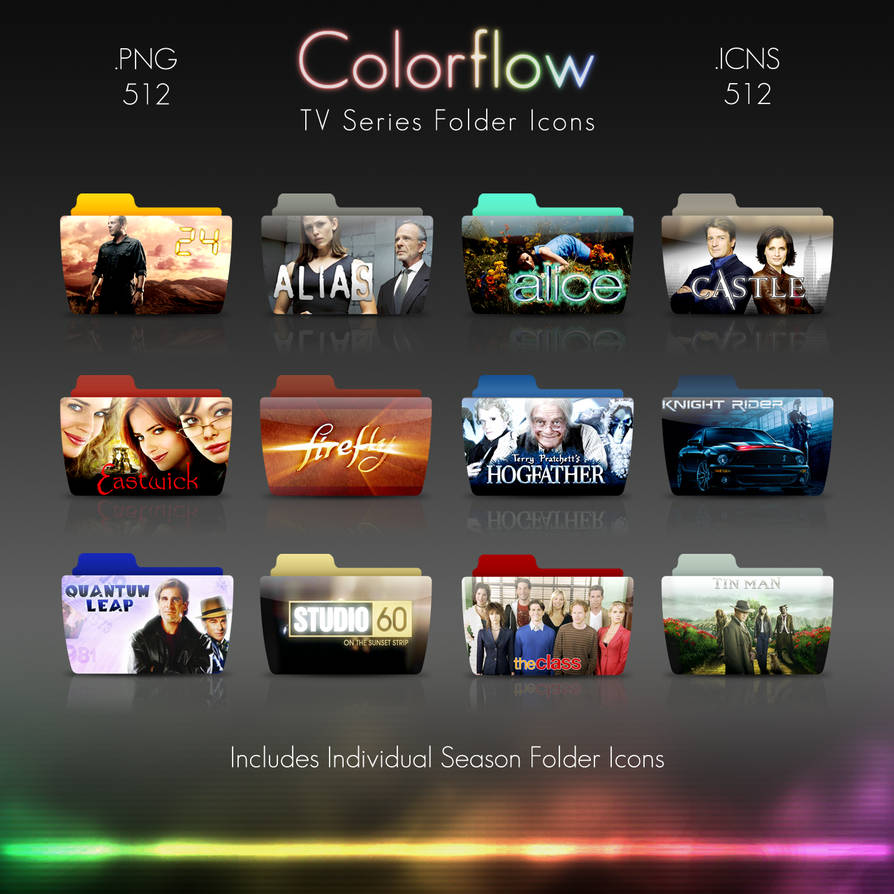 Colorflow TV Folder Icons 6 by Crazyfool16 on DeviantArt