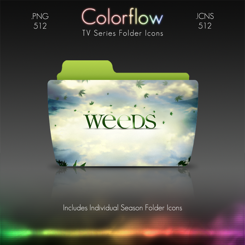 Colorflow TV Folder Icons: Weeds