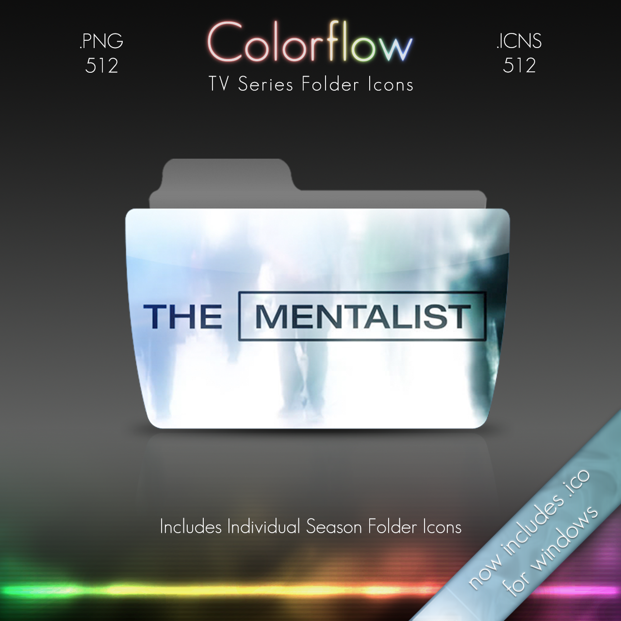 Colorflow TV Folder Icons: The Mentalist