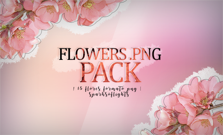 flowers png | pack by SparksOfLights