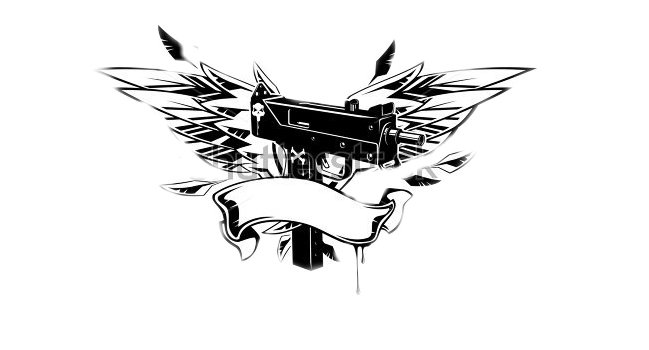 Wings and Gun by Marielle1415 on DeviantArt