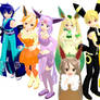 Eeveelutions set 1