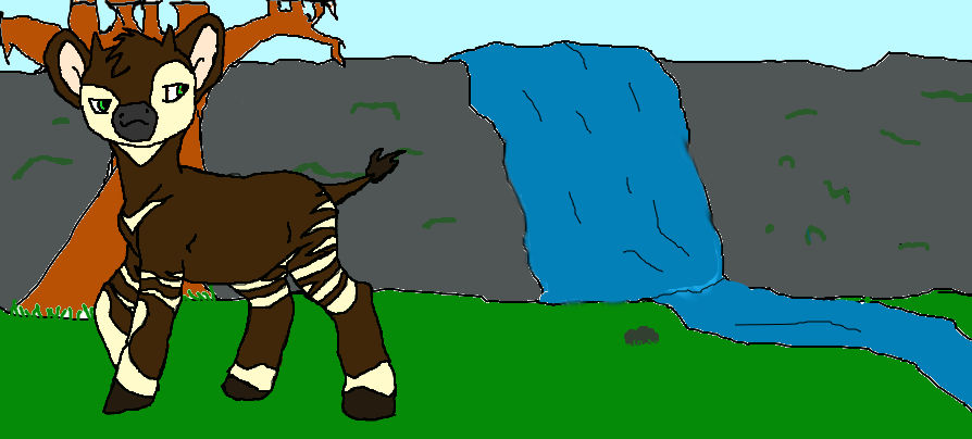 renee the okapi by zz1123 on DeviantArt