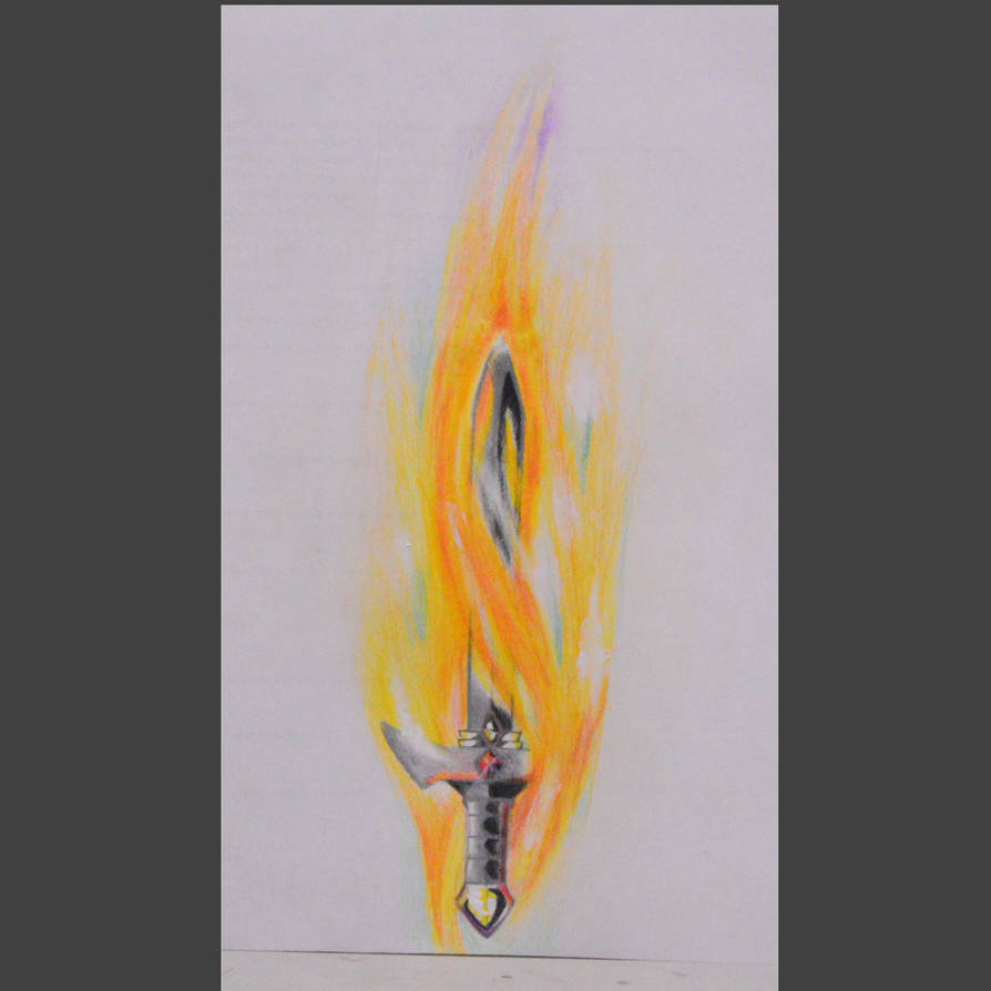 Flaming Sword by KillerCapybara on DeviantArt