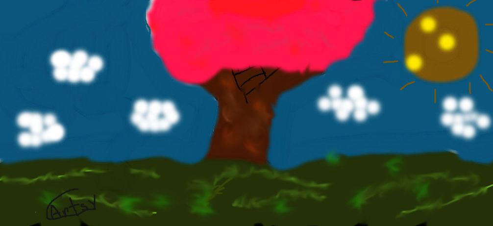 cherry tree by artsyaj20 on DeviantArt