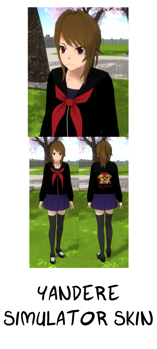 Yandere Simulator Queen Hoodie ZIP File By ImaginaryAlchemist On yandere-simulator-queen-hoodie-zip-file-by-imaginaryalchemist-on