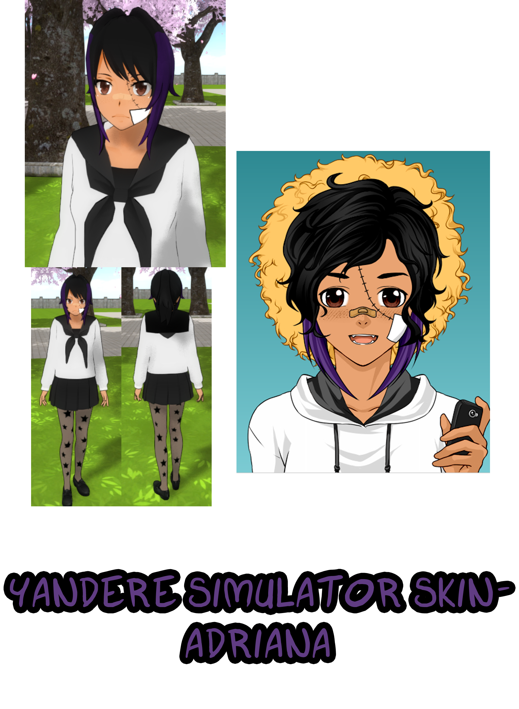Yandere Simulator Adriana Skin By Imaginaryalchemist On Deviantart