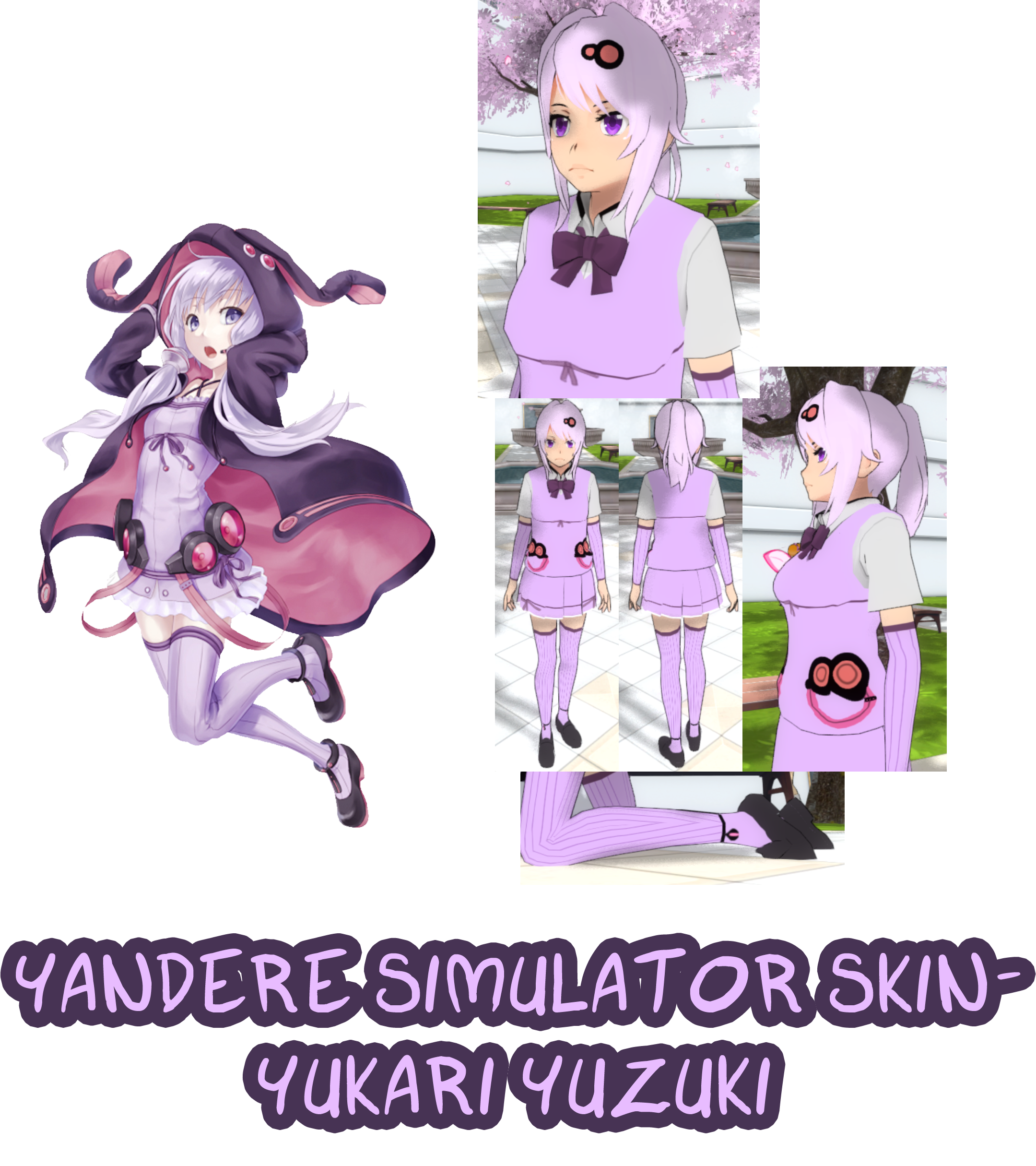 Yandere Simulator- Yukari Yuzuki Skin