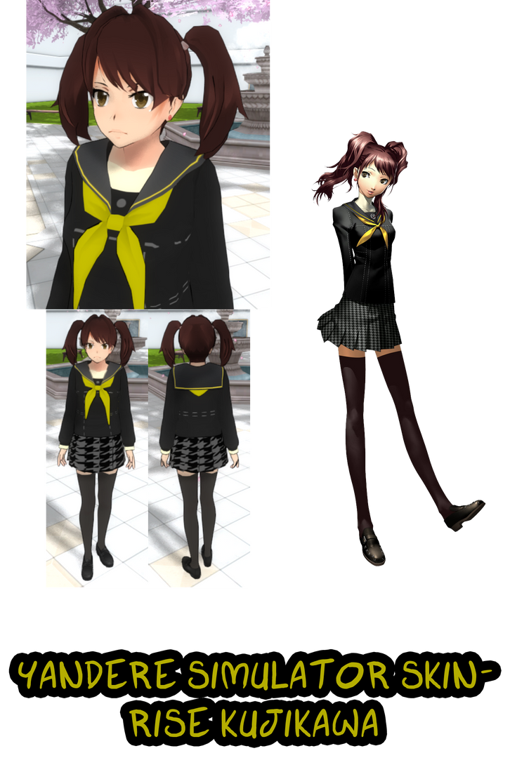 Yandere Simulator- Rise Kujikawa Skin by ImaginaryAlchemist on DeviantArt