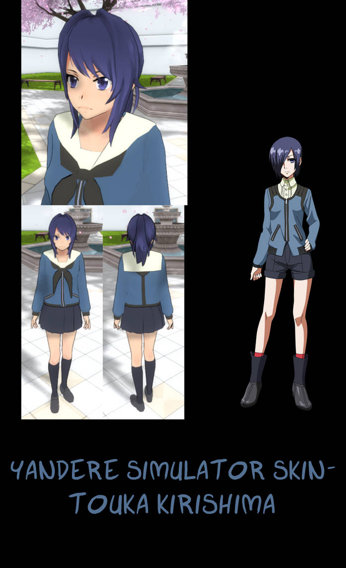 Yandere Simulator Touka Kirishima Skin By Imaginaryalchemist On Deviantart An ayato kirishima x reader work of fiction. yandere simulator touka kirishima skin