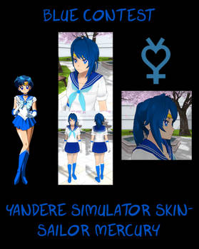 Yandere Simulator- Sailor Mercury Skin