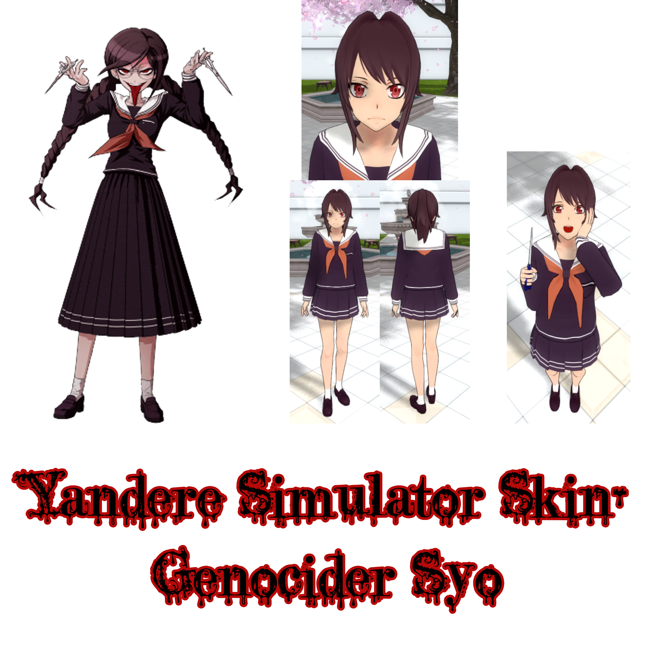 Yandere Simulator- Sans Skin by ImaginaryAlchemist on DeviantArt