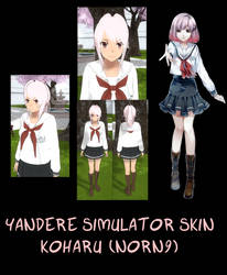 Yandere Simulator- Koharu (NORN9) Skin