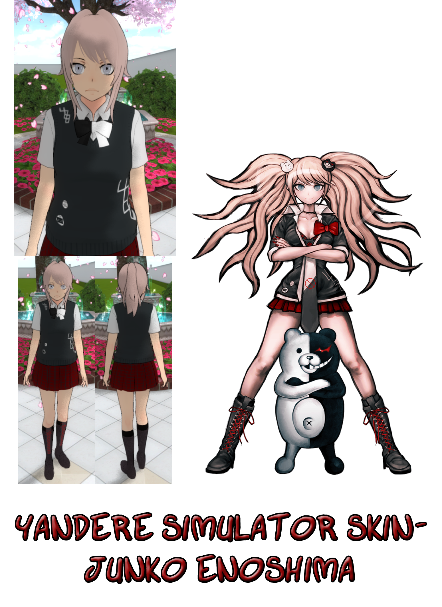 Yandere Simulator- Junko Enoshima Skin