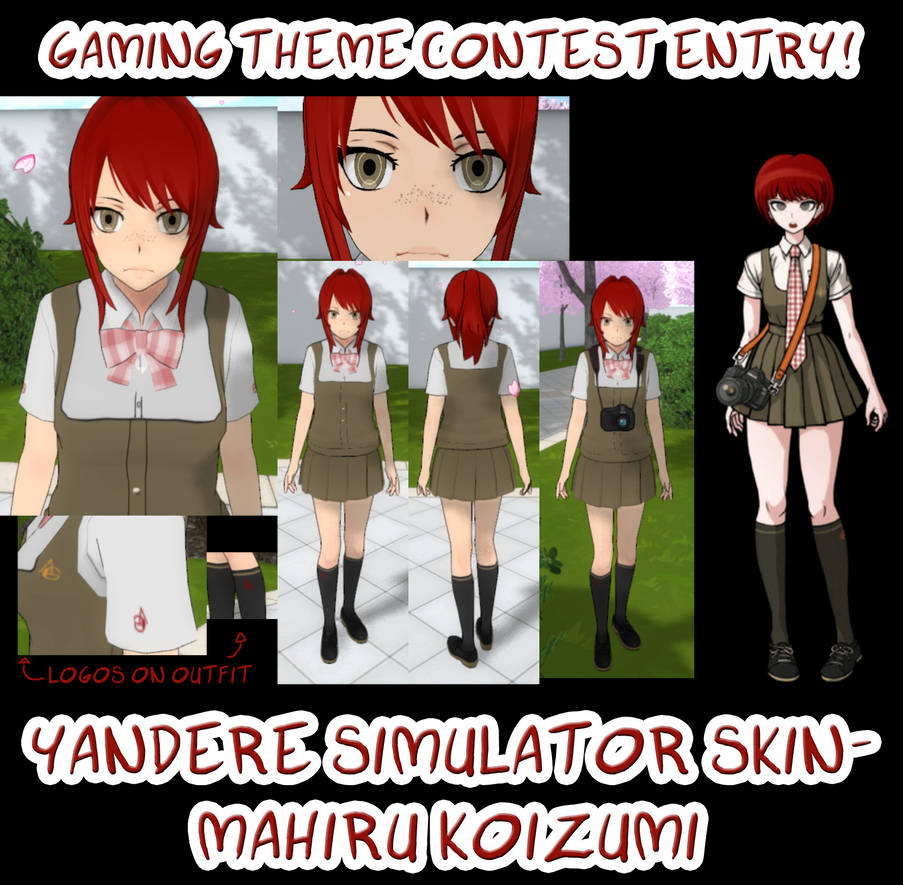 Yandere Simulator- Mahiru Koizumi Skin by ImaginaryAlchemist on DeviantArt