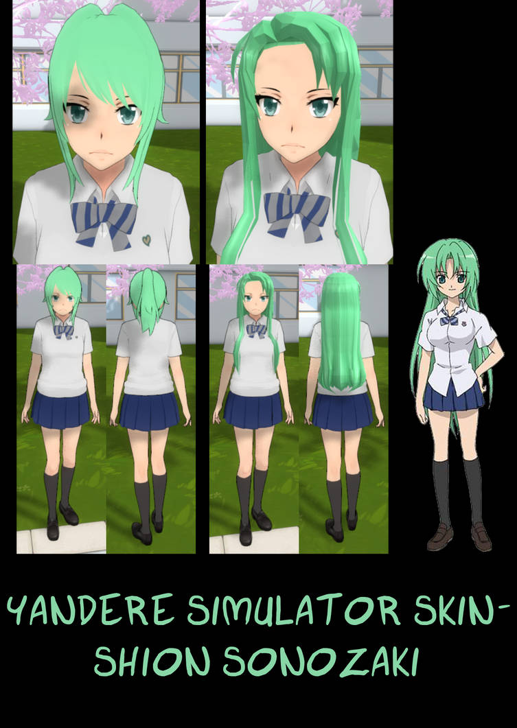 Yandere Simulator- Abrosexual Pride Skin by 