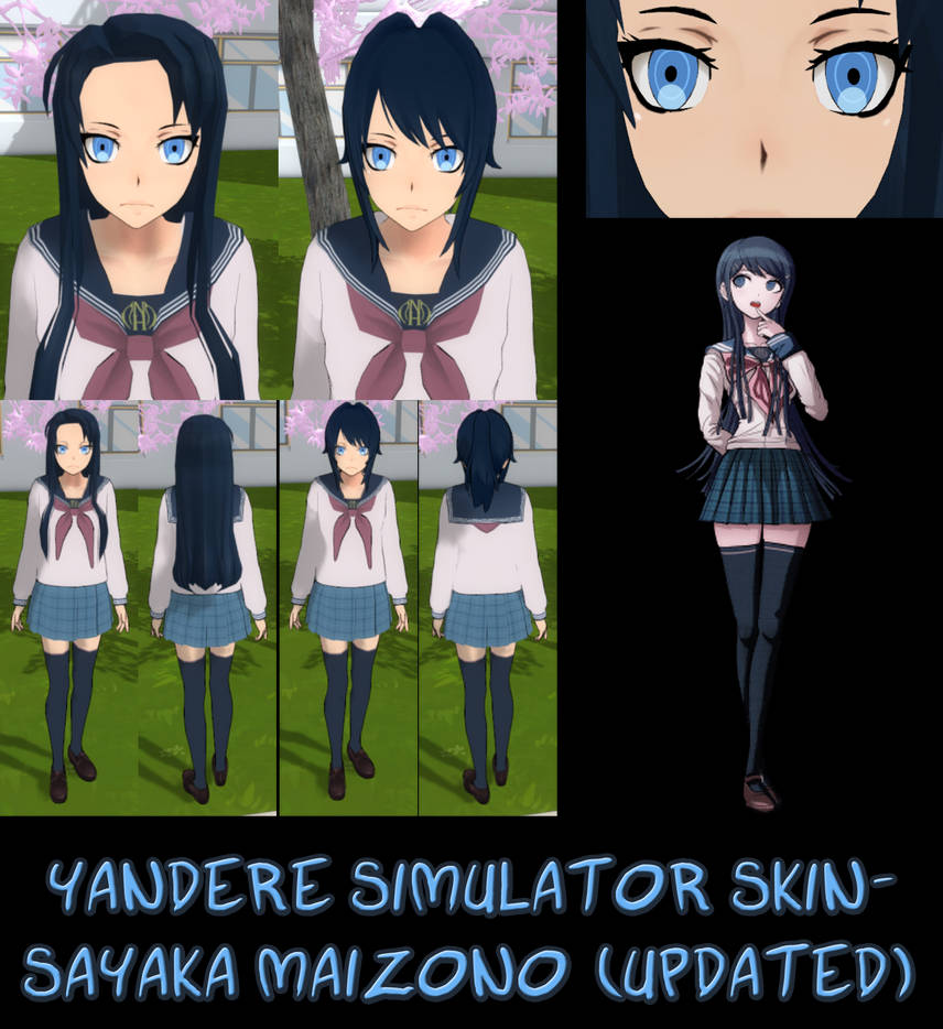 Yandere Simulator Updated Sayaka Maizono Skin By Imaginaryalchemist On