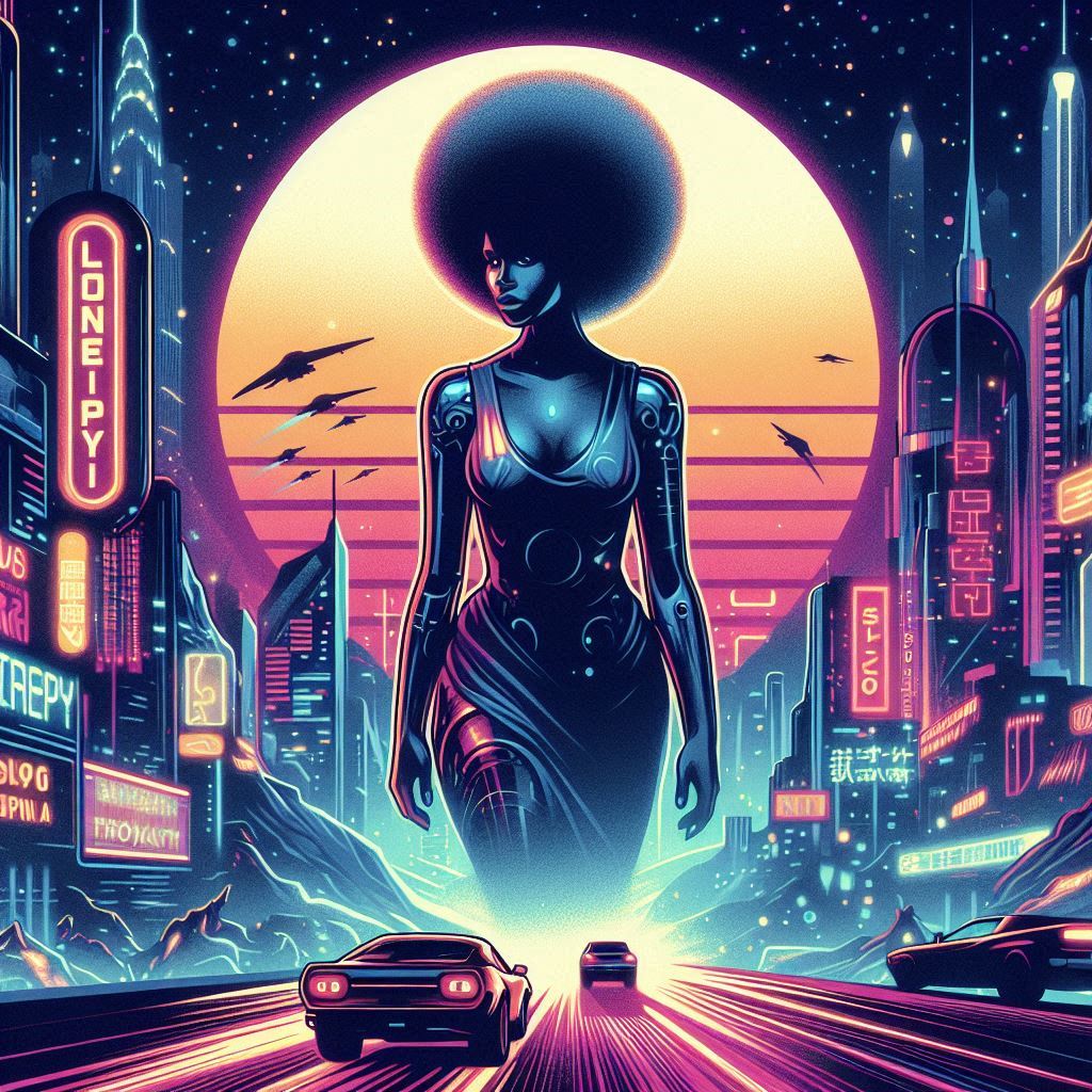 Beautiful black woman futuristic cyberpunk 20 77 by vilynkul on DeviantArt