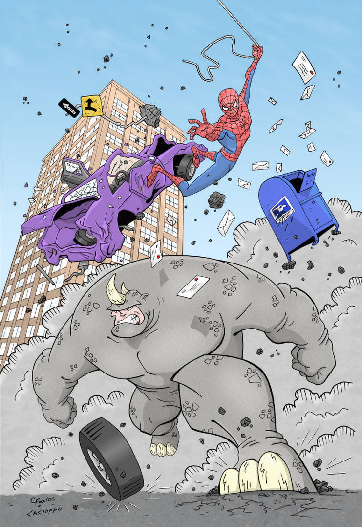 Rhino Hunt - Color by CFouldsArt on DeviantArt