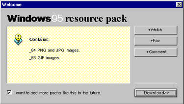 Windows 95 pack