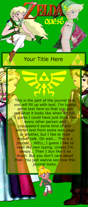 Zelda's Quest Journal Skin