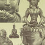 Buddhist Brushes Pack 6