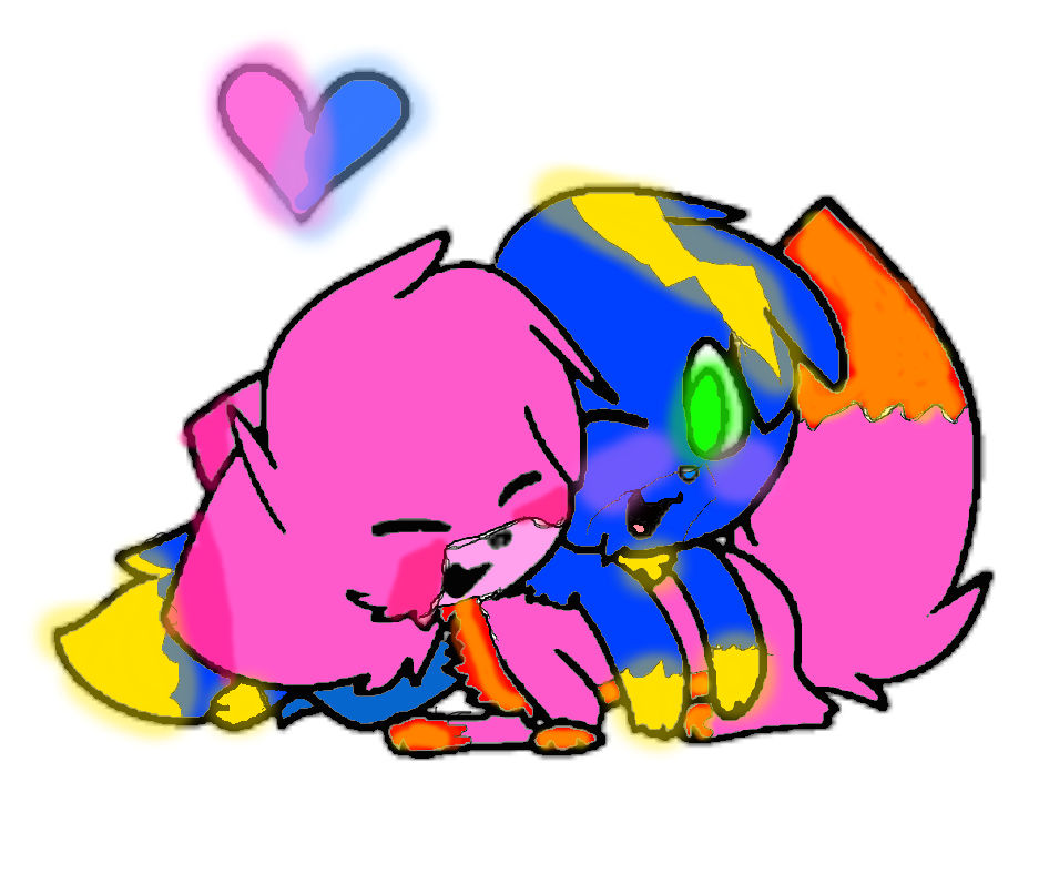 Volt X Lucy (cat version 2) by GODZILLA3000Da on DeviantArt