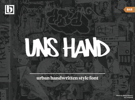 UNS Hand Font