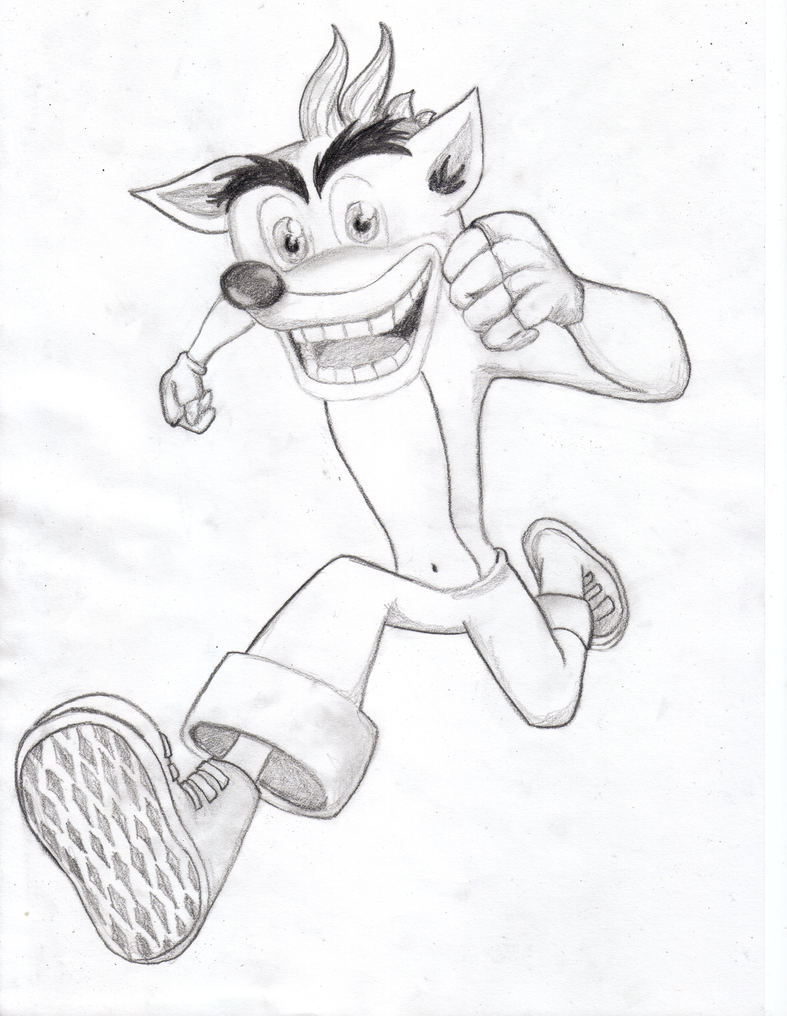 Crash Bandicoot Commission by KermitFruits on DeviantArt