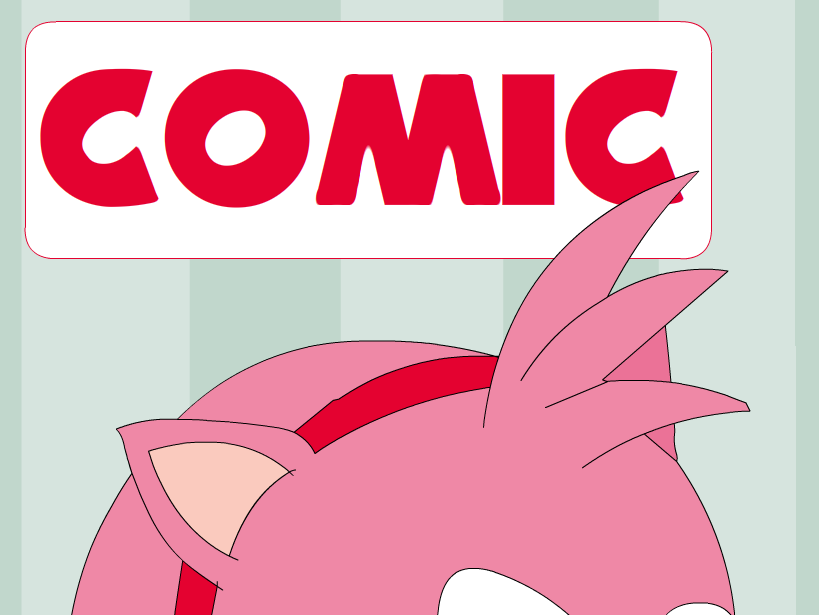 SonAmy comic: 'Sonic Mew'-END