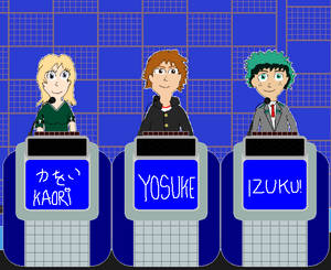 Kaori vs Yosuke vs Izuku on Jeopardy, 1991