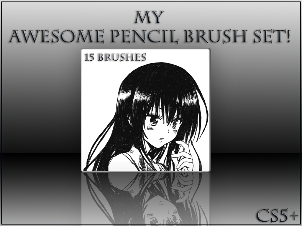 My Awesome Pencil Brush set by Denki89 on DeviantArt