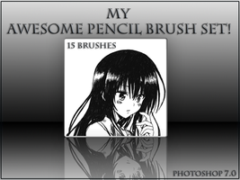 Awsome Pencil brush set 7.0 photoshop Compatible