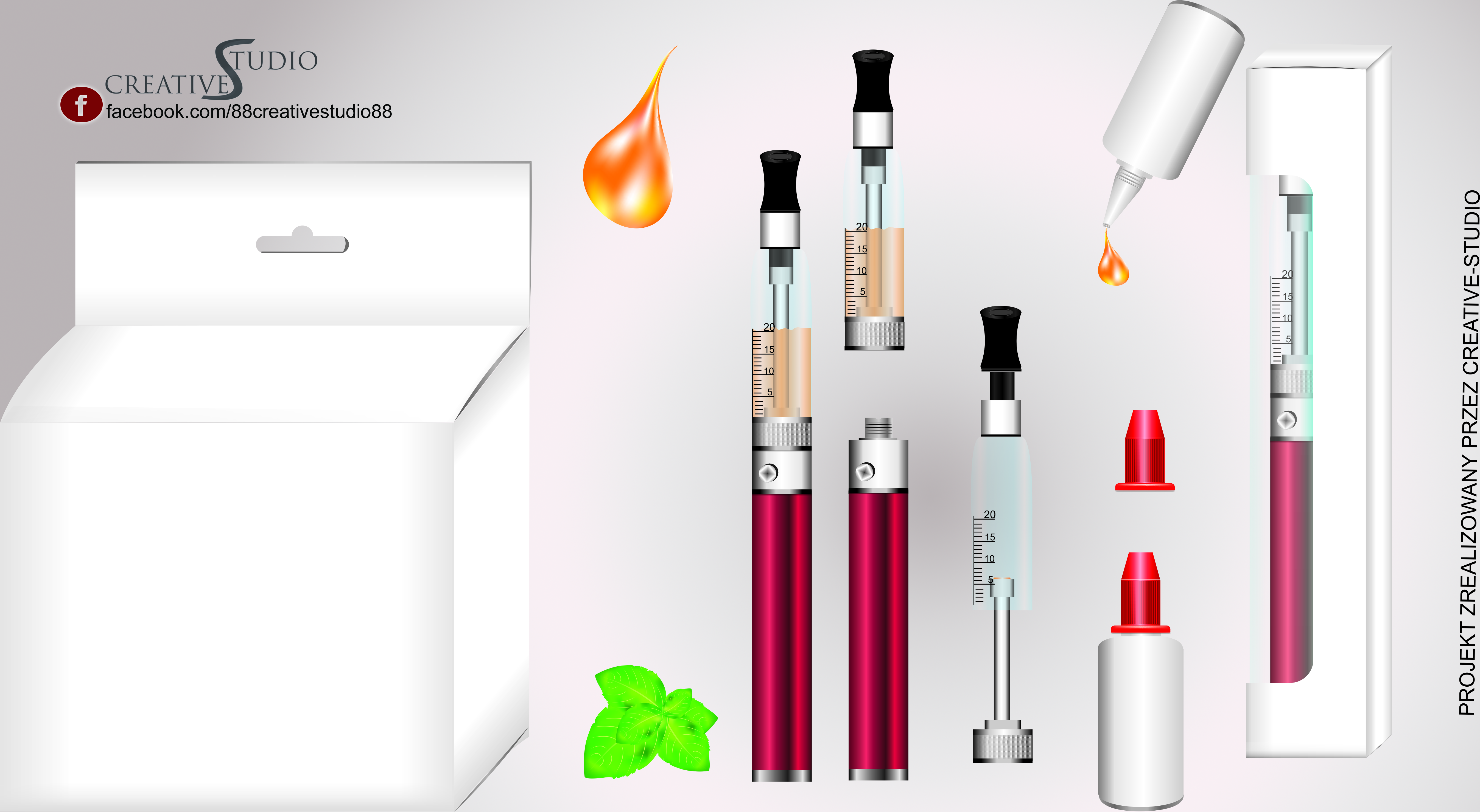 Mockup FREE PSD e-cigaret box