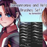 + New Danganronpa and Hetalia Brushes Set! +