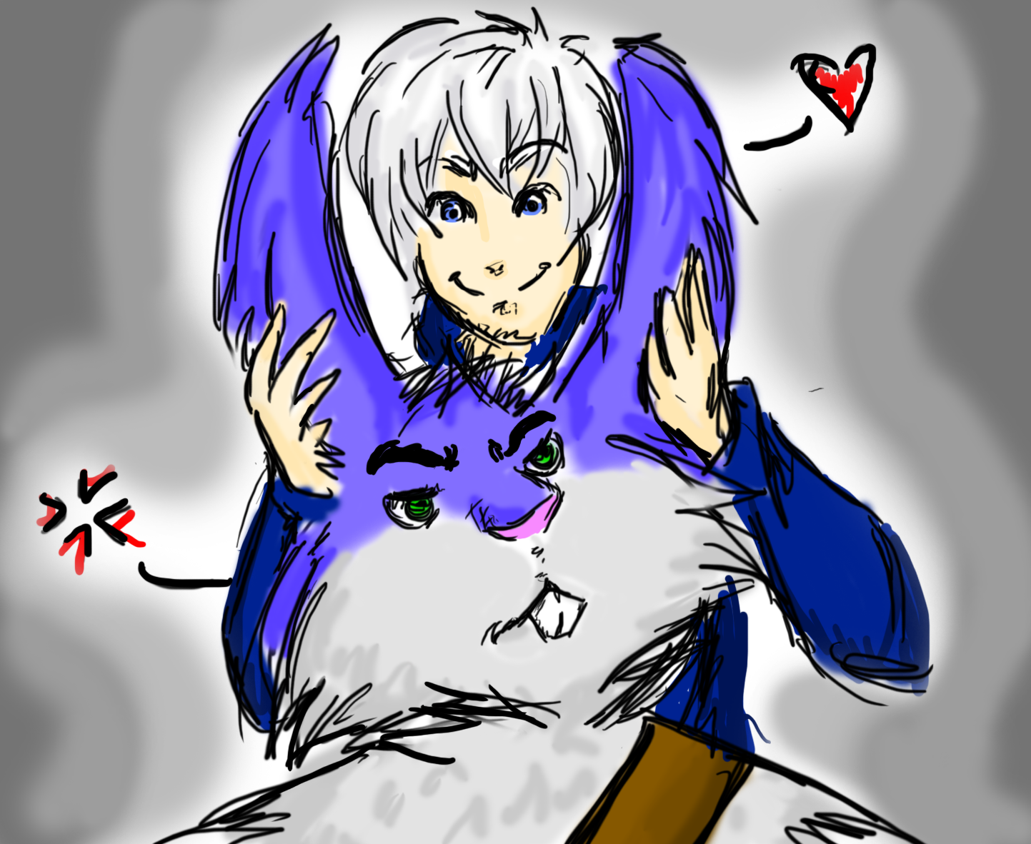 Jack Frost and Bunnymund- Rise of the Guardians