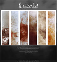 colorful 6 textures set