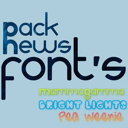 Pack 3 Fonts