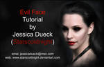 Tutorial Evil face by starscoldnight by StarsColdNight