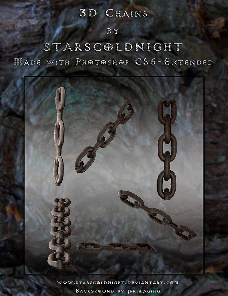 3D Chains by starscoldnight by StarsColdNight