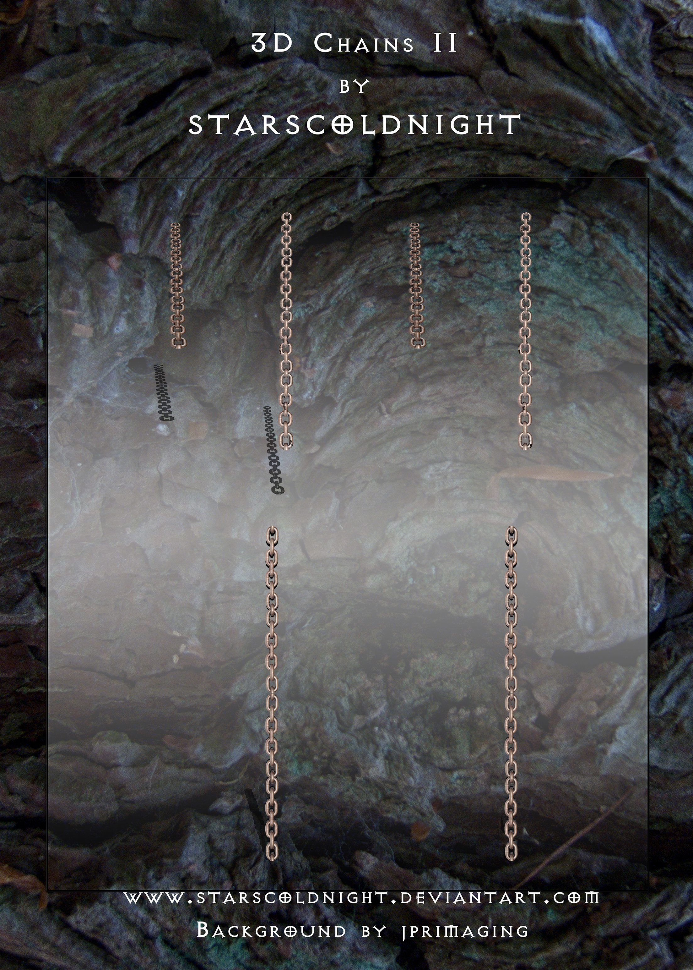 3D Chains II by starscoldnight by StarsColdNight