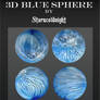 3D blue spheres 2 by starscoldnight