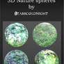 3D Nature spheres by starscoldnight